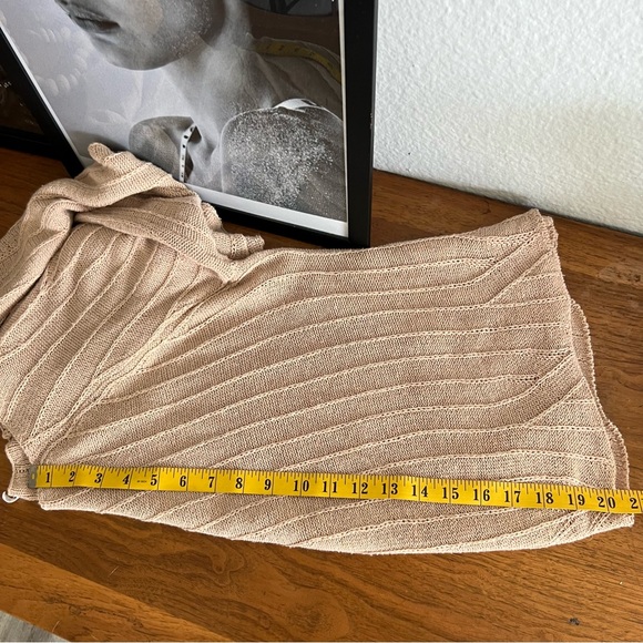 BEIGE LIGHTWEIGHT SWEATER TOP #0349 - Picture 7 of 9